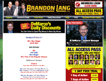 Tablet Screenshot of brandonlang.com